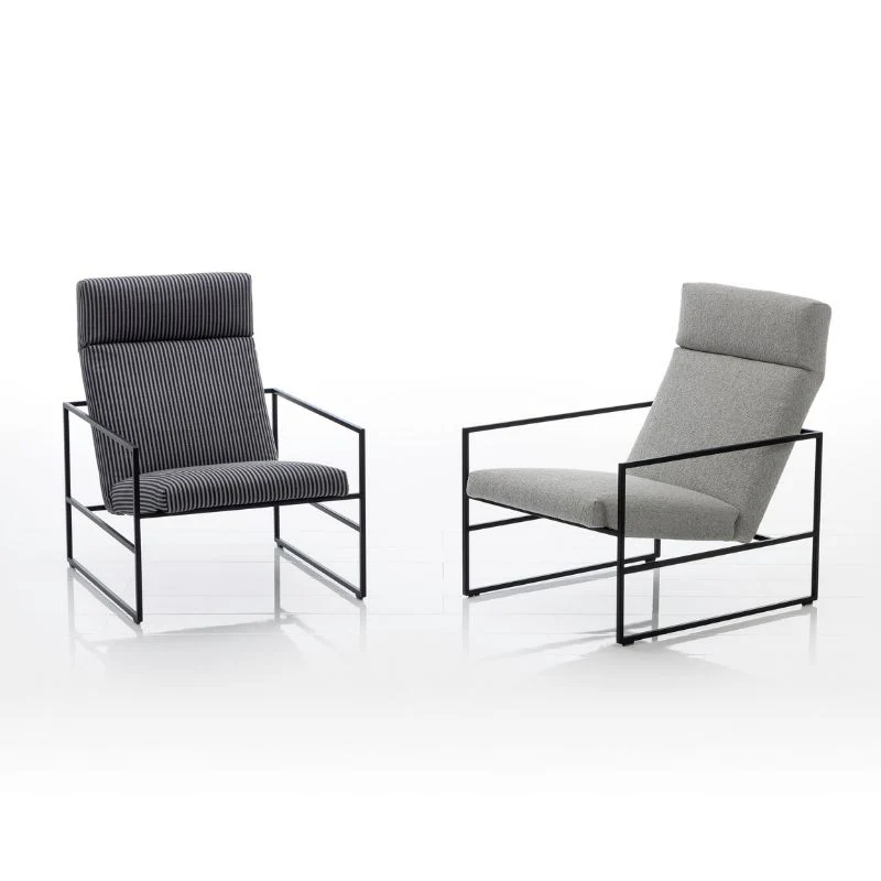 Brühl Loungesessel grace metal, Design-Stuhl mit Metallgestell - Image 2