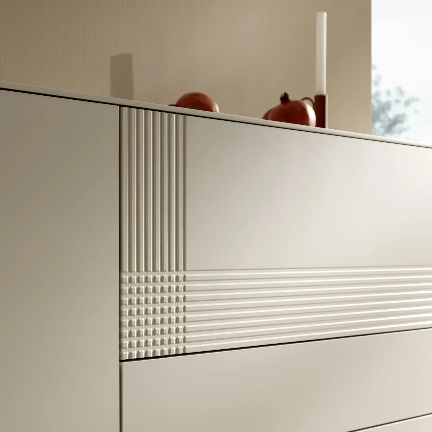 Contur Sideboard Colore, 200 cm, hängend, Lack weiß - Image 3