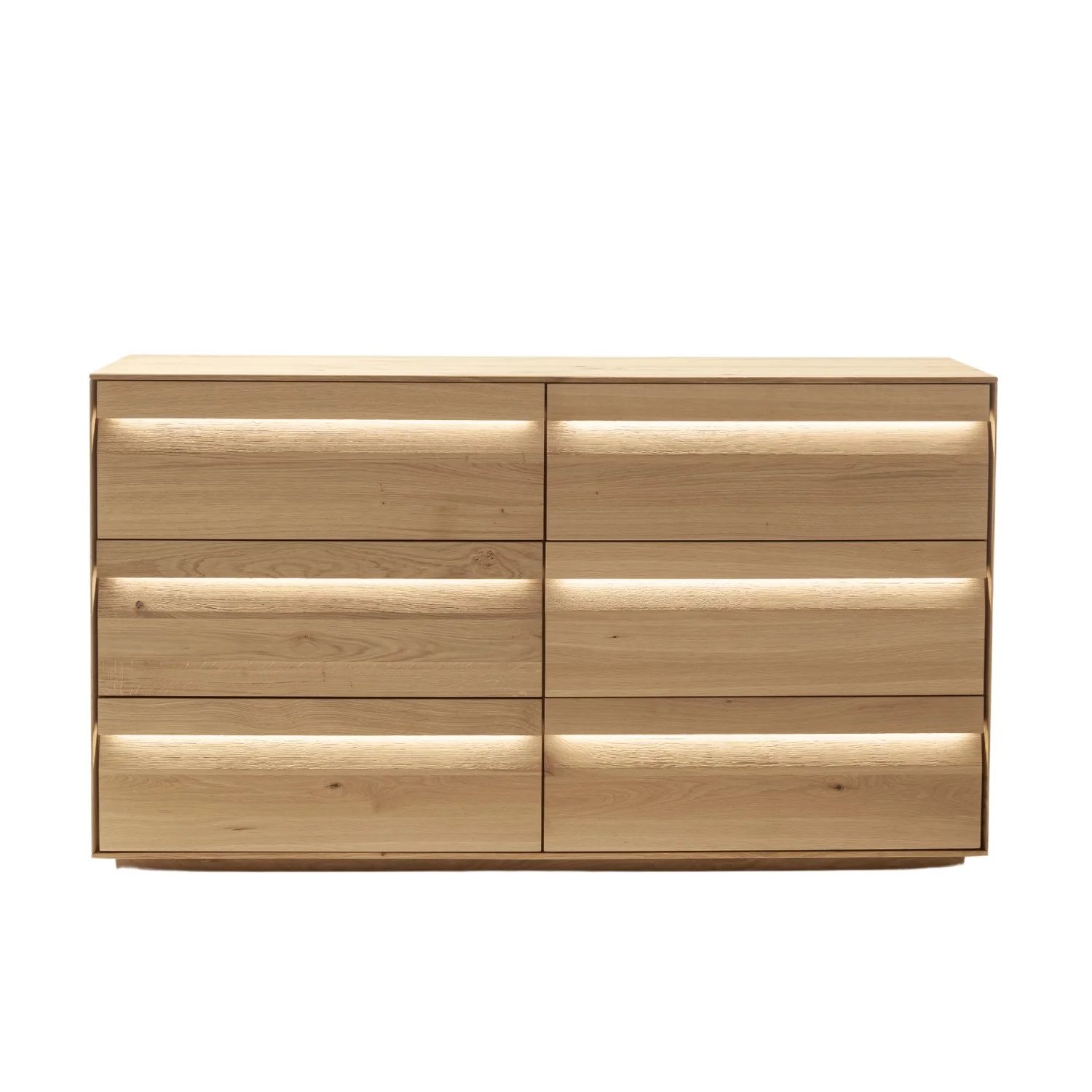 Contur Sideboard Due Viso inkl. Beleuchtung, Wildeiche geölt - Image 5