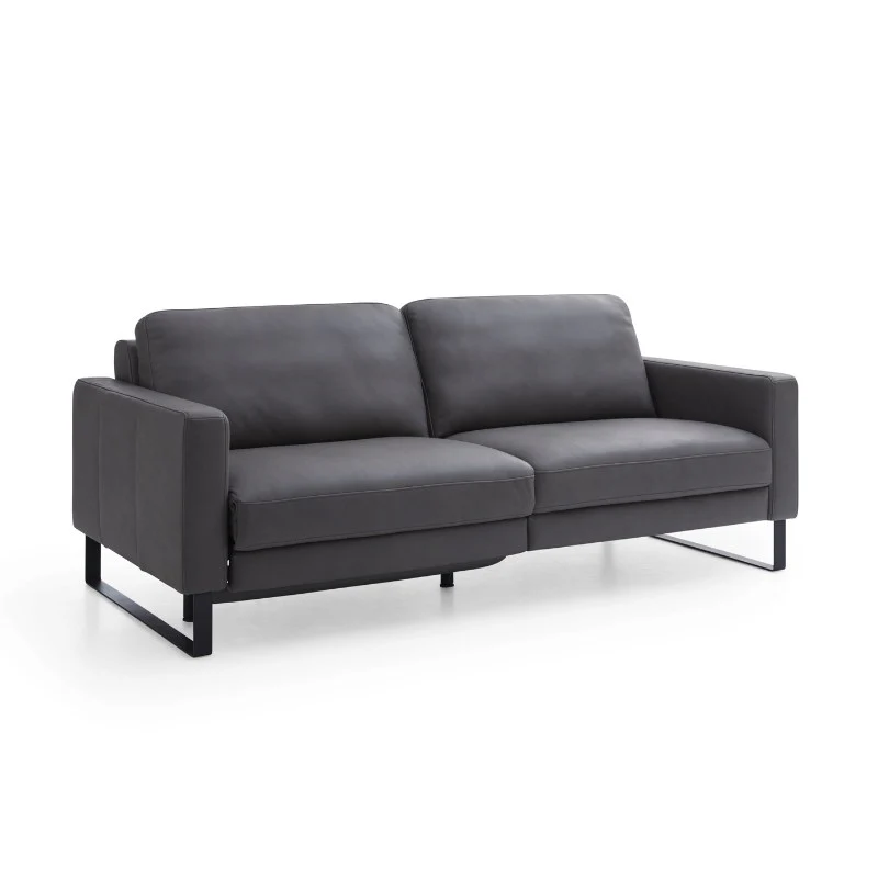 Contur Sofa Enna 3,5-Sitzer mit motorischer Relaxfunktion, Lederbezug