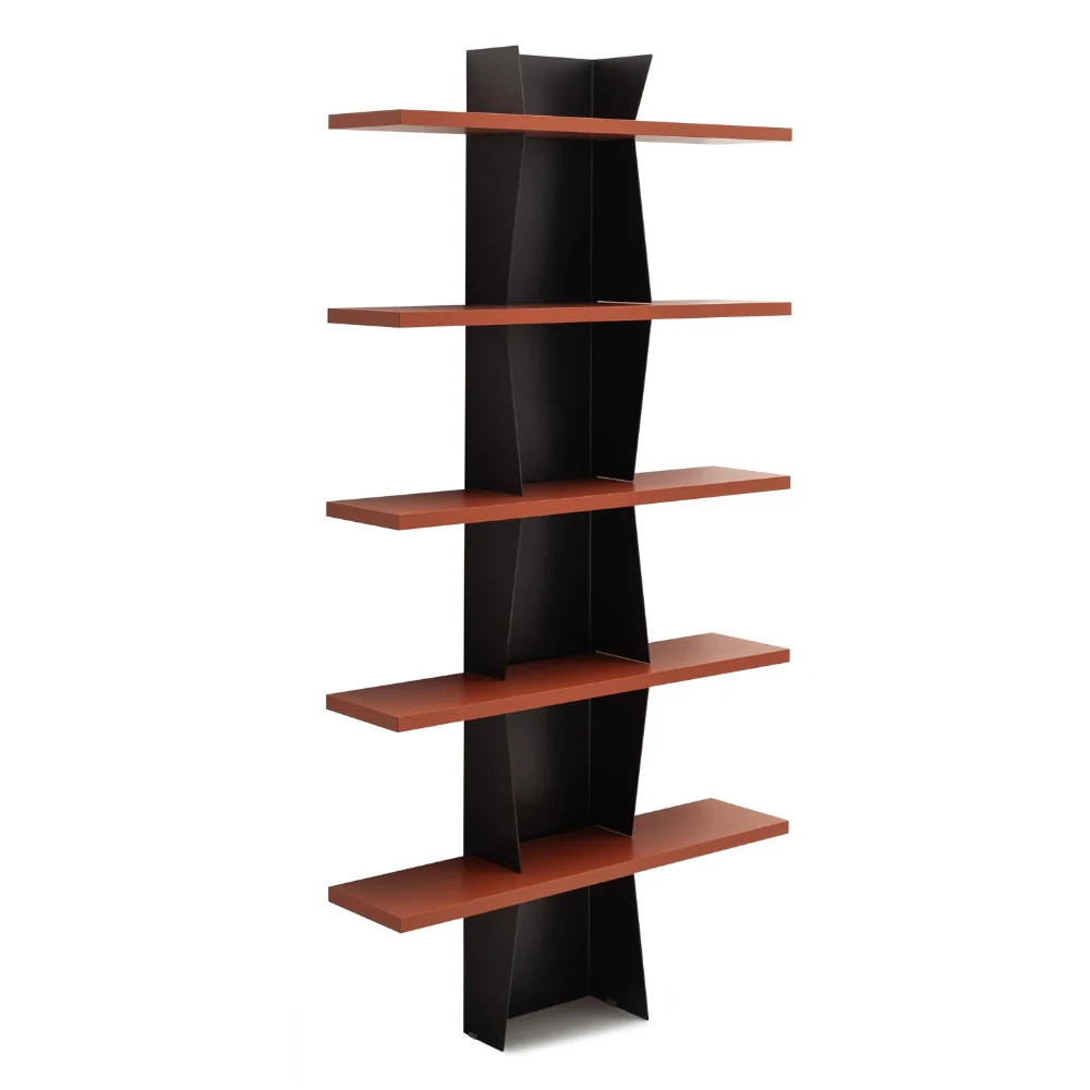 Contur Wandboard Venzone, Wandregal Anthrazit & Campari Rot - Image 4