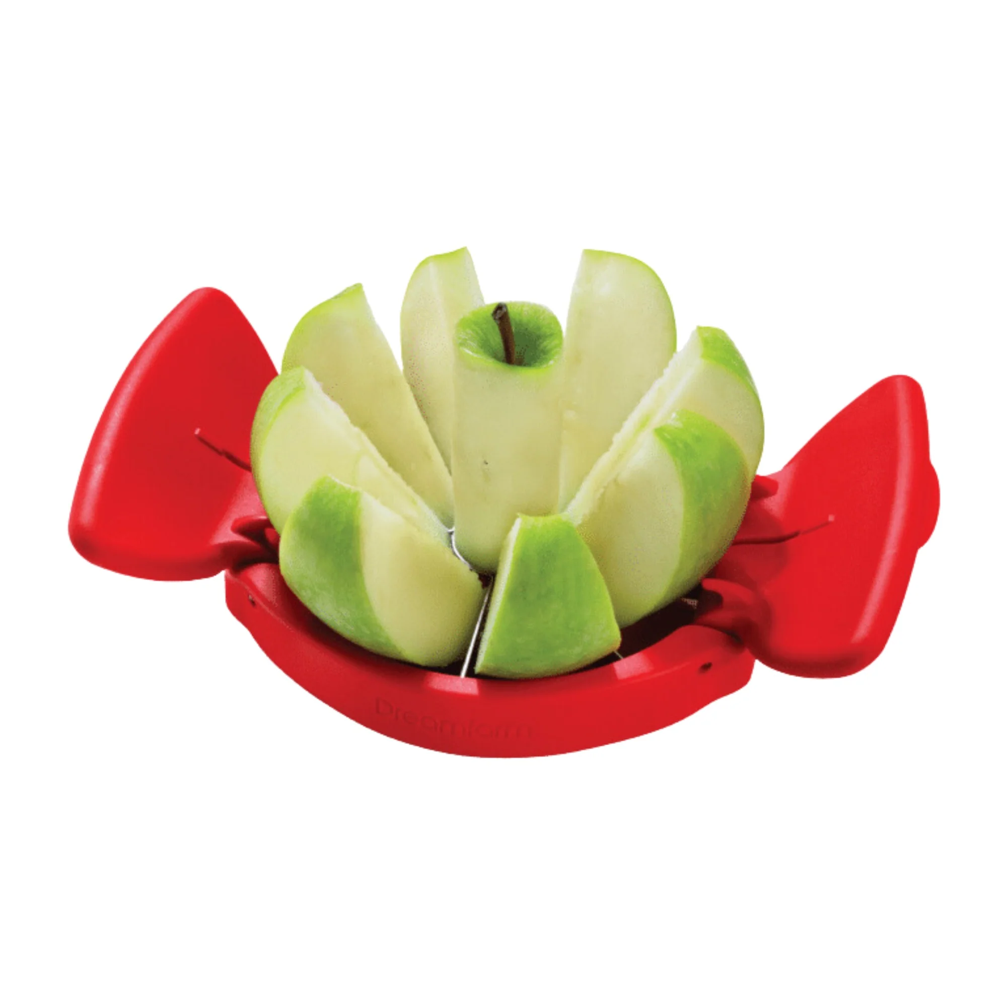 Dreamfarm Apfelschneider Flapple, Apfelteiler rot, einklappbar