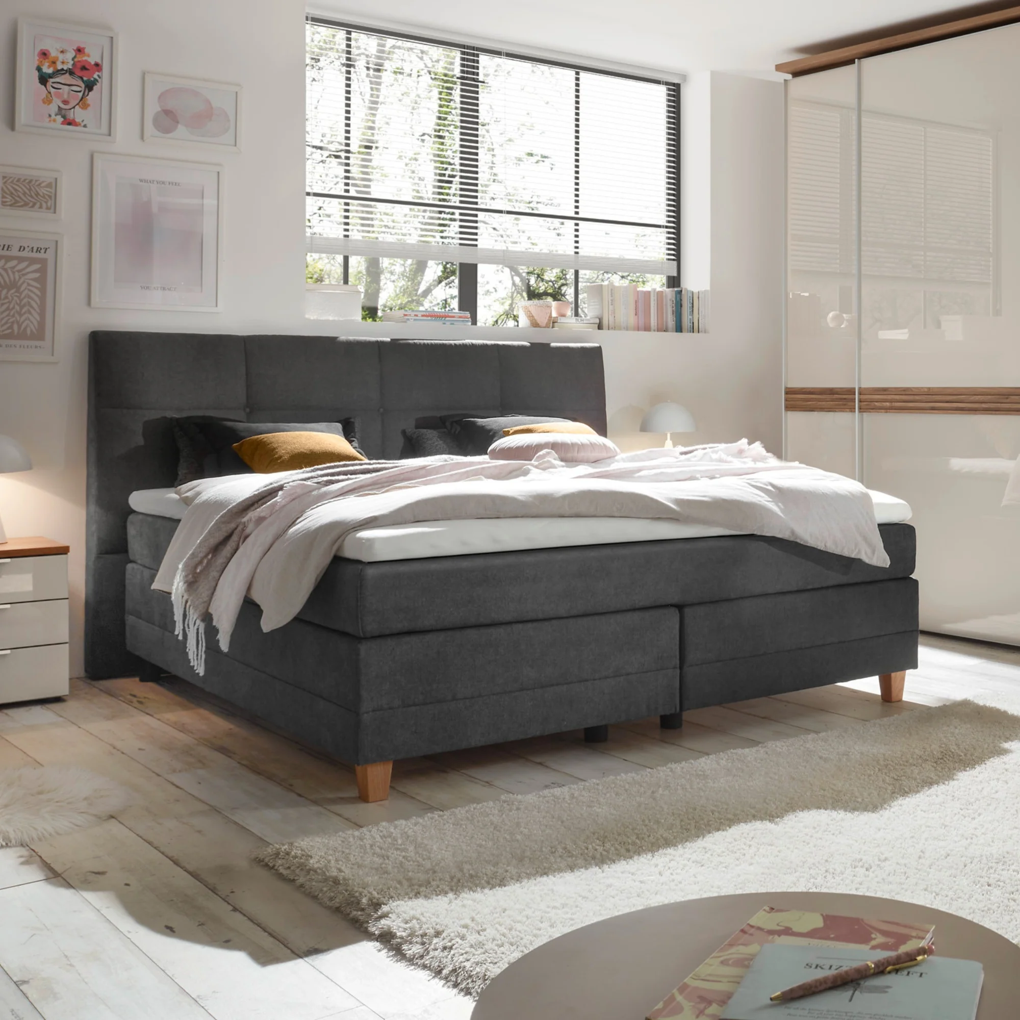 EMC Boxspringbett EM Malo, 180 x 200 cm - Image 4