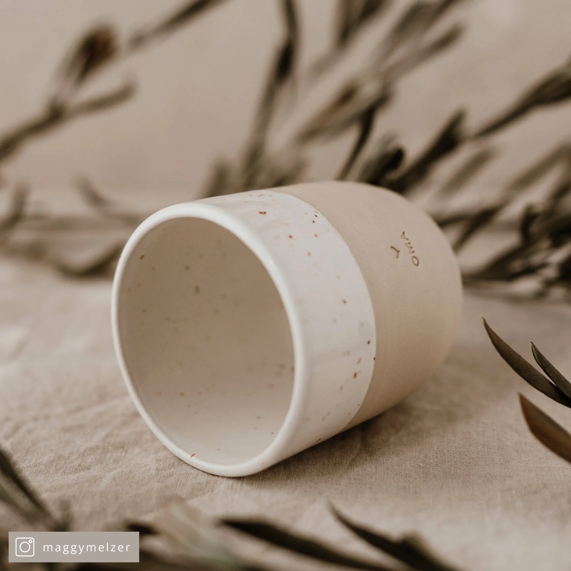 Eulenschnitt Steingut-Becher, handgemacht, 200 - 320ml - Image 38