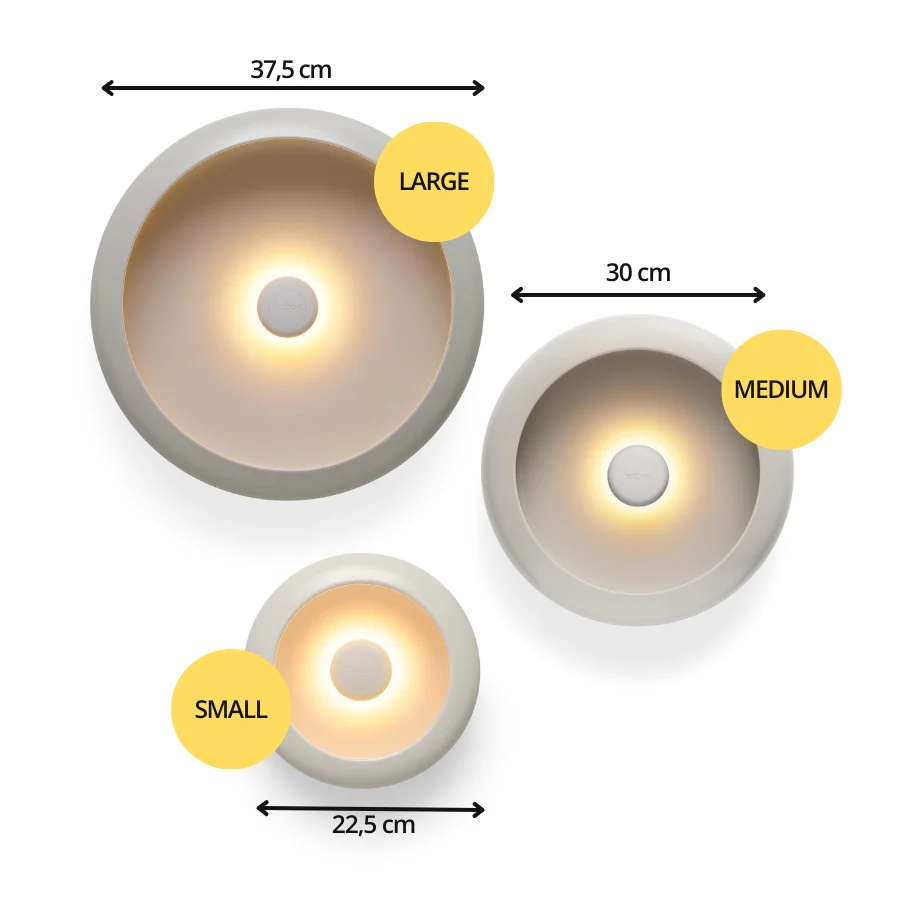 Fatboy Designlampe Oloha Small, Medium, Large oder 3er Set, 3-in-1 Wandleuchte, Tischlampe und Dekoschale - Image 20