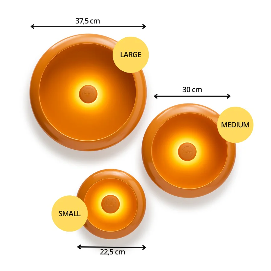 Fatboy Designlampe Oloha Small, Medium, Large oder 3er Set, 3-in-1 Wandleuchte, Tischlampe und Dekoschale - Image 42