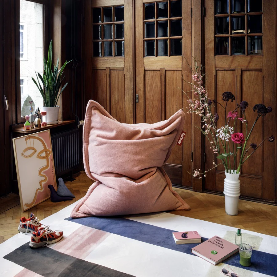 Fatboy Sitzsack Original Slim Teddy 155x120 cm Kuschelsitzsack weich - Image 14