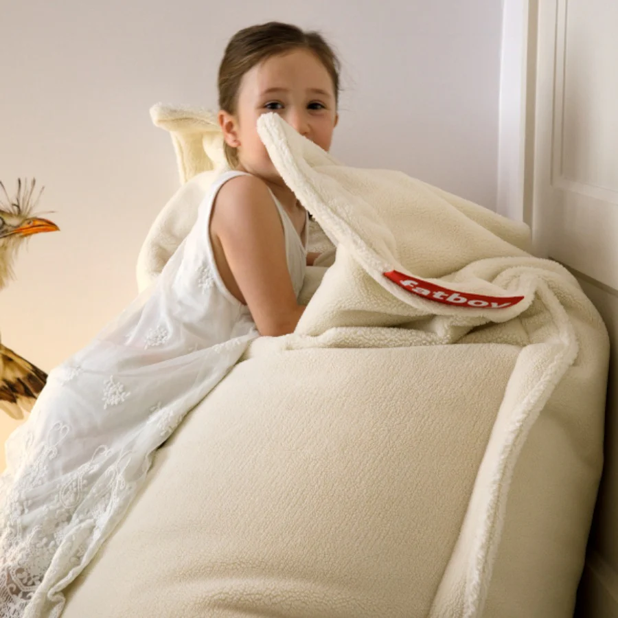 Fatboy Sitzsack Original Slim Teddy 155x120 cm Kuschelsitzsack weich - Image 2
