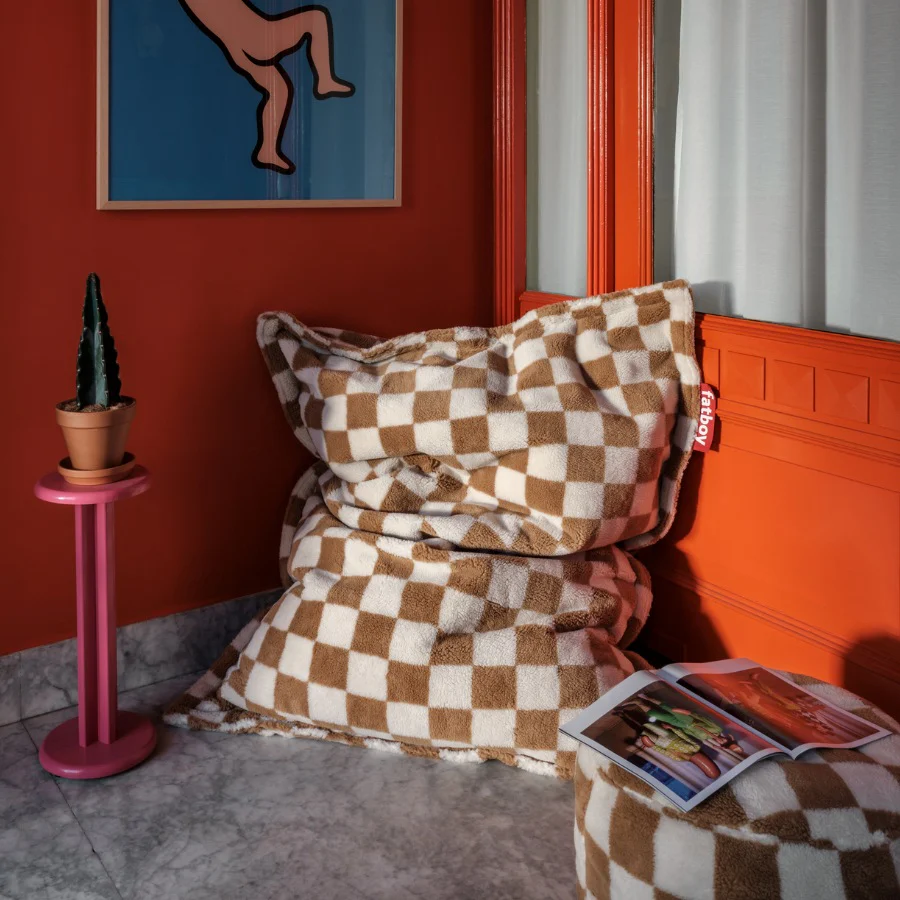 Fatboy Sitzsack Original Slim Teddy 155x120 cm Kuschelsitzsack weich - Image 23