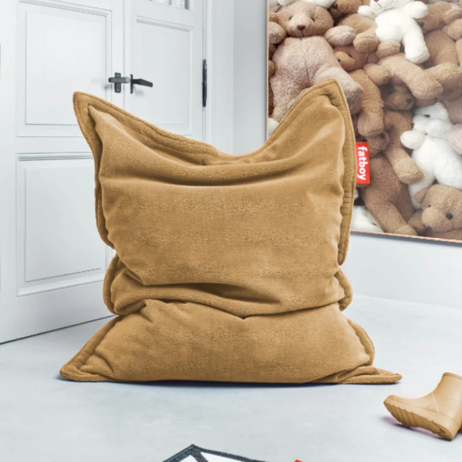 Fatboy Sitzsack Original Slim Teddy 155x120 cm Kuschelsitzsack weich - Image 9