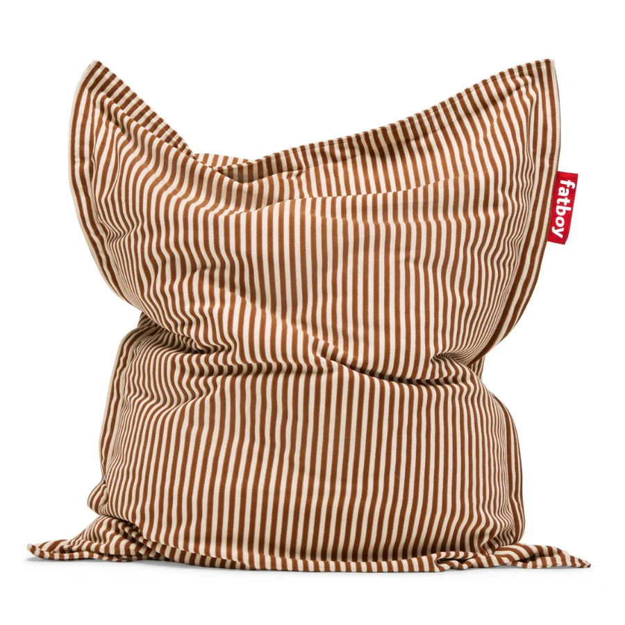 Fatboy Sitzsack Original Slim Terry 155x120 cm, mit Frottee-Stoff, gestreift