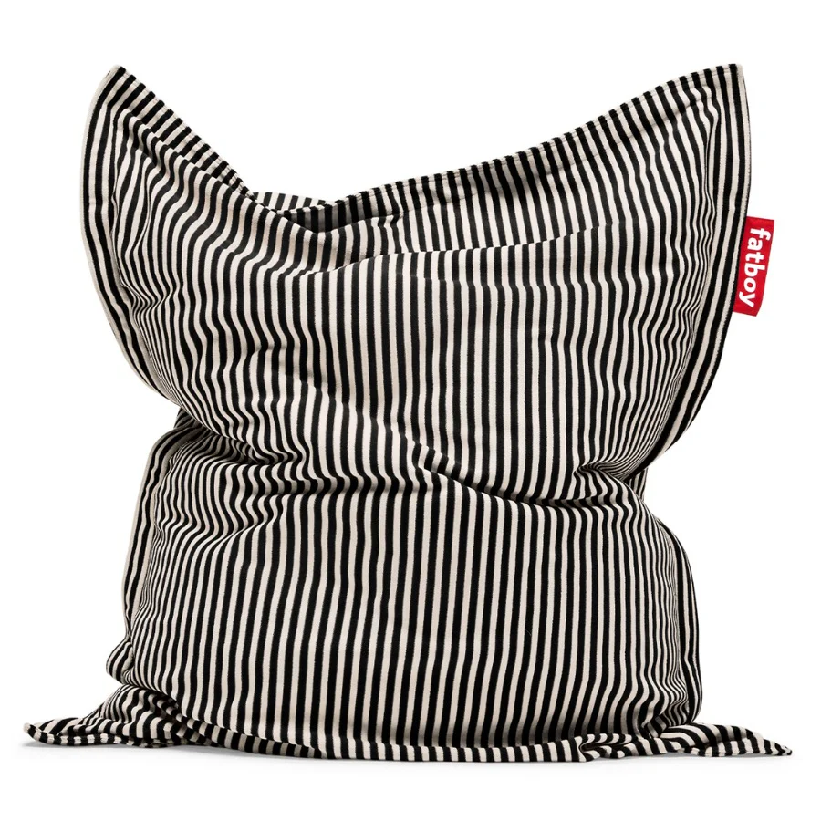 Fatboy Sitzsack Original Slim Terry 155x120 cm, mit Frottee-Stoff, gestreift - Image 10