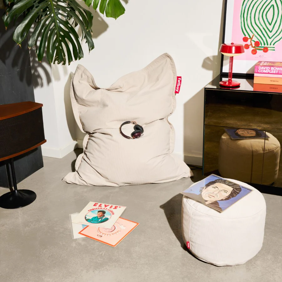 Fatboy Sitzsack recycled Original Slim 155x120 cm, mit Cordbezug - Image 11