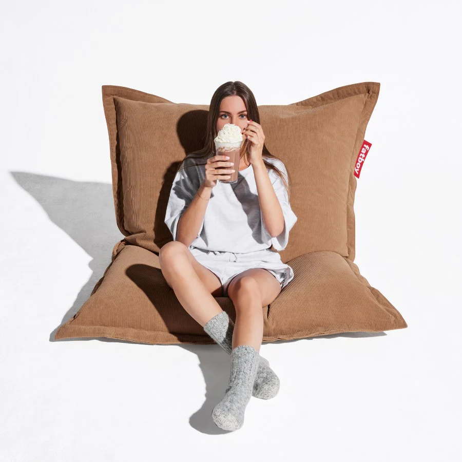 Fatboy Sitzsack recycled Original Slim 155x120 cm, mit Cordbezug - Image 7