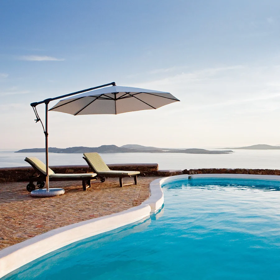 Glatz Sonnenschirm Sunwing Casa, kompakter Seitenmastschirm - Image 4