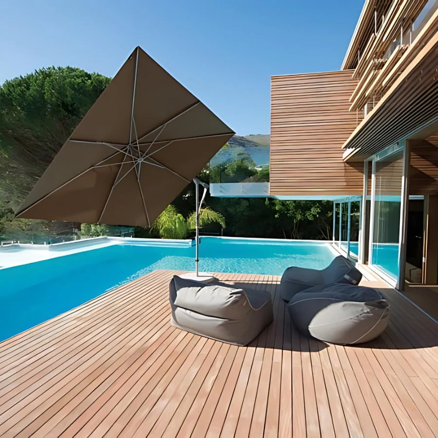 Glatz Sonnenschirm Sunwing Casa, kompakter Seitenmastschirm - Image 6