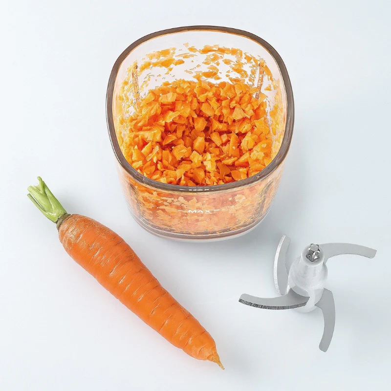 Kela Elektrischer Zerkleinerer Split 800ml, 3-in-1 zum Hacken, Raspeln und Emulgieren, kabellos - Image 3