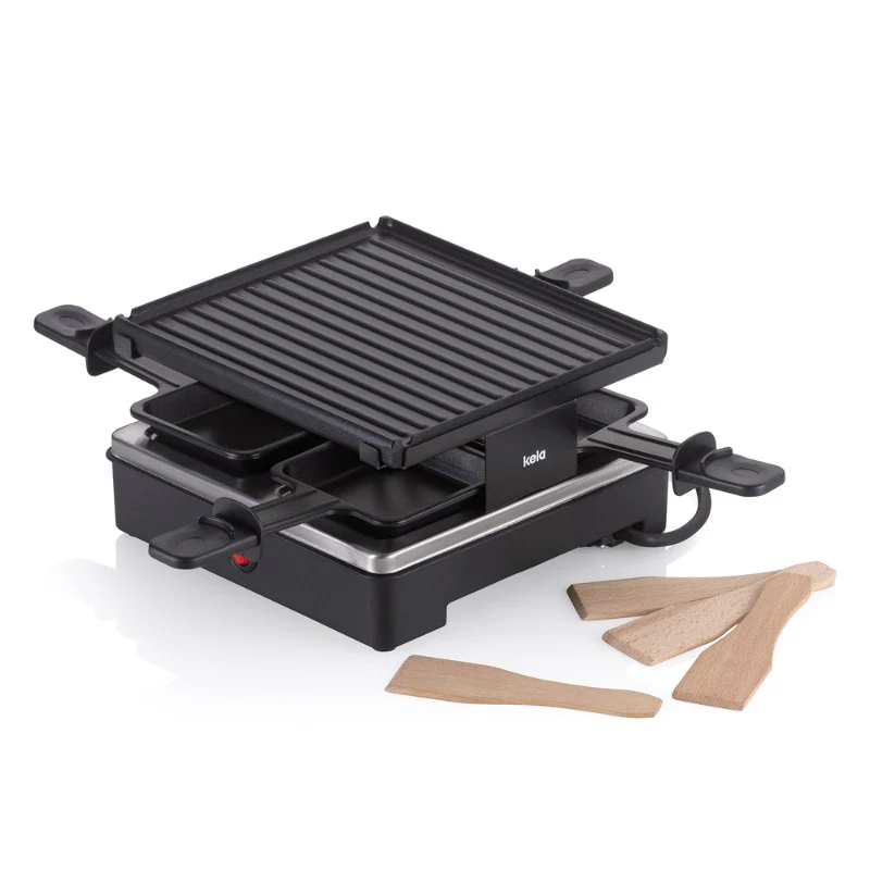 Kela Raclette Geneva, mit Grillplatte, Tischgrill für 4 Personen