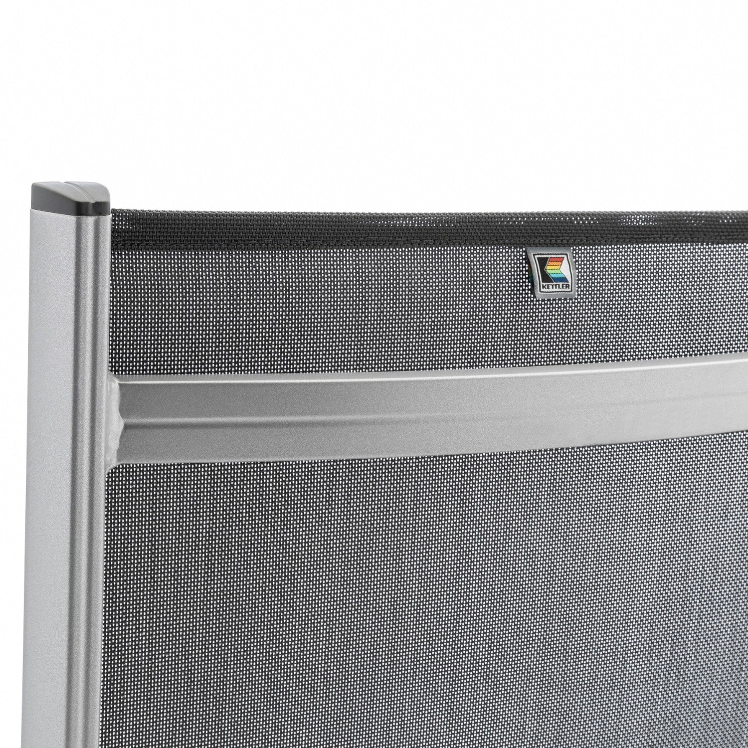 KETTLER Relaxsessel Basic Plus, Gartenliege verstellbar mit Alu-Gestell, silber anthrazit - Image 5