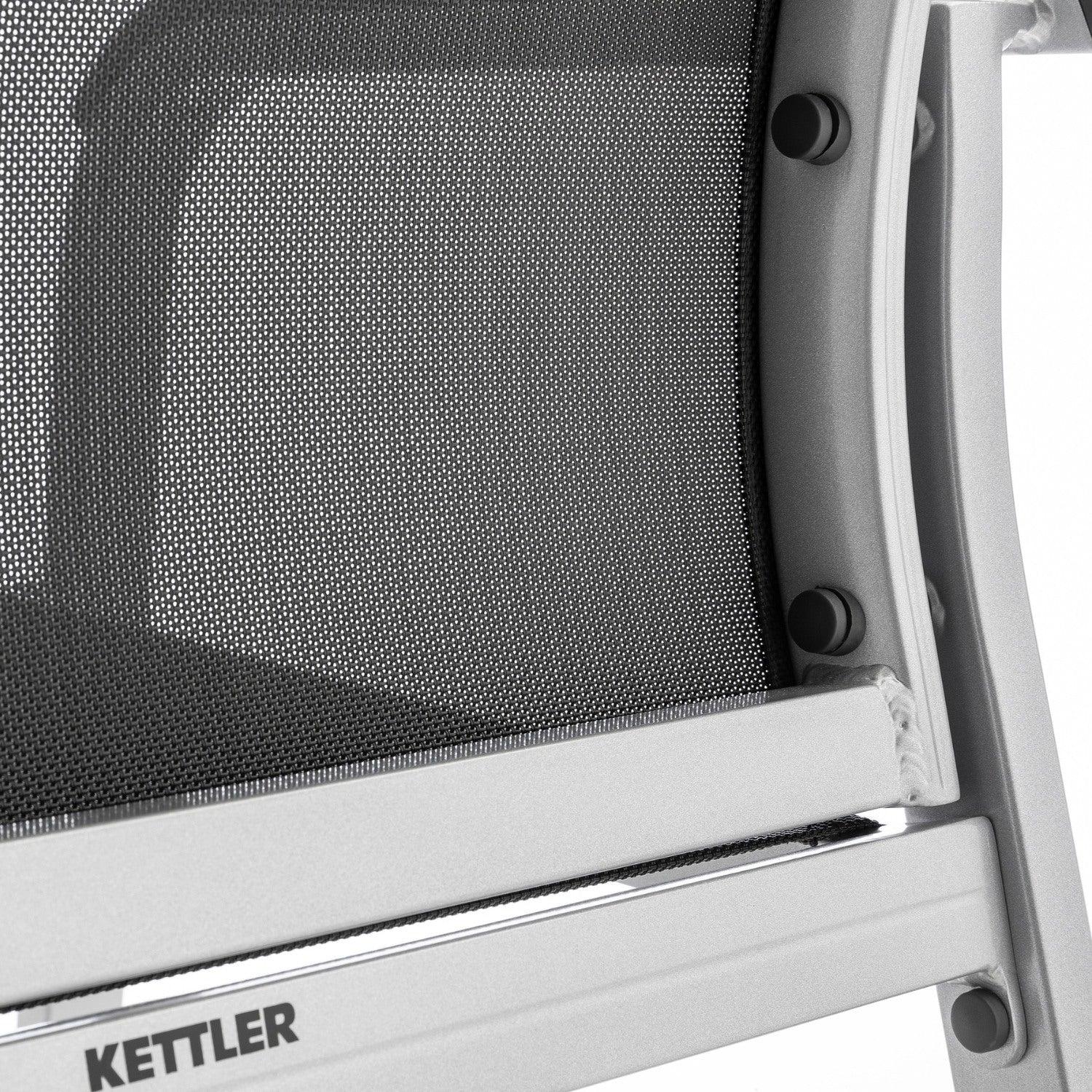 KETTLER Stapelsessel Basic Plus, Gartenstuhl mit Alu-Gestell, zerlegt, silber anthrazit - Image 5