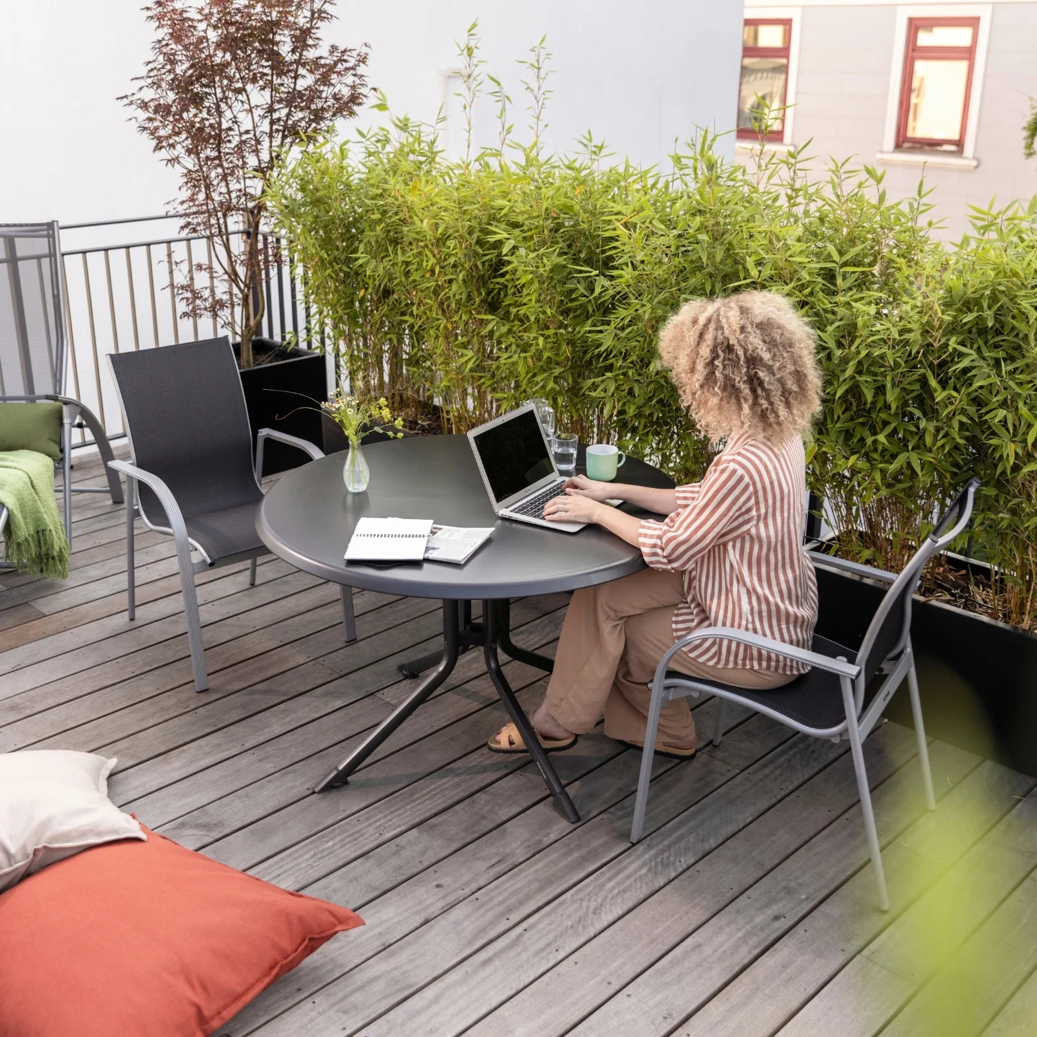 KETTLER Stapelsessel Tampa, Gartenstuhl mit Aluminium-Gestell, stapelbar - Image 12