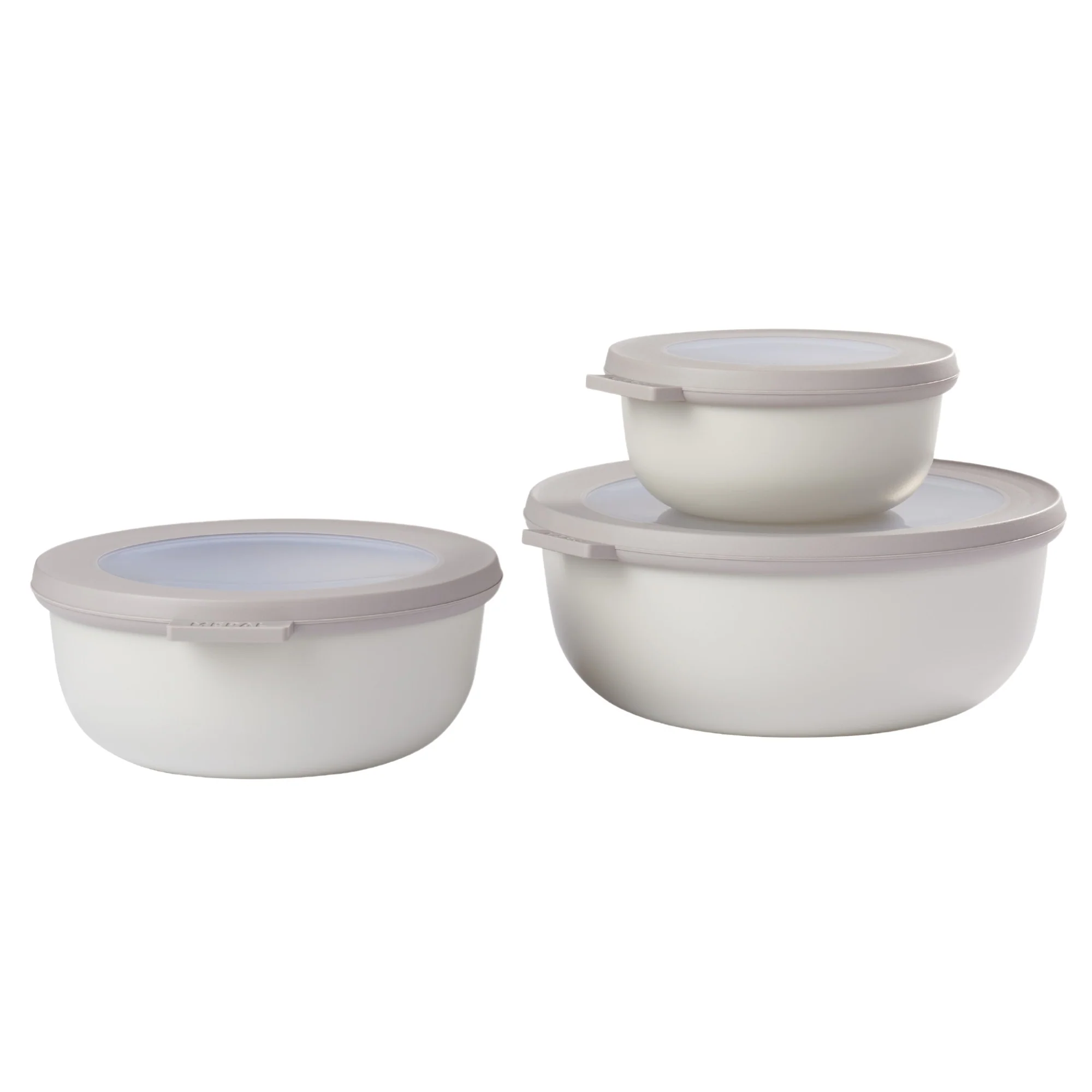 Mepal Schüsselset 3-tlg. Multi-Bowl, für Gefrierschrank, Mikrowelle und Spülmaschine, auslaufsicher, luft- und aromadicht, stapelbar - Image 4