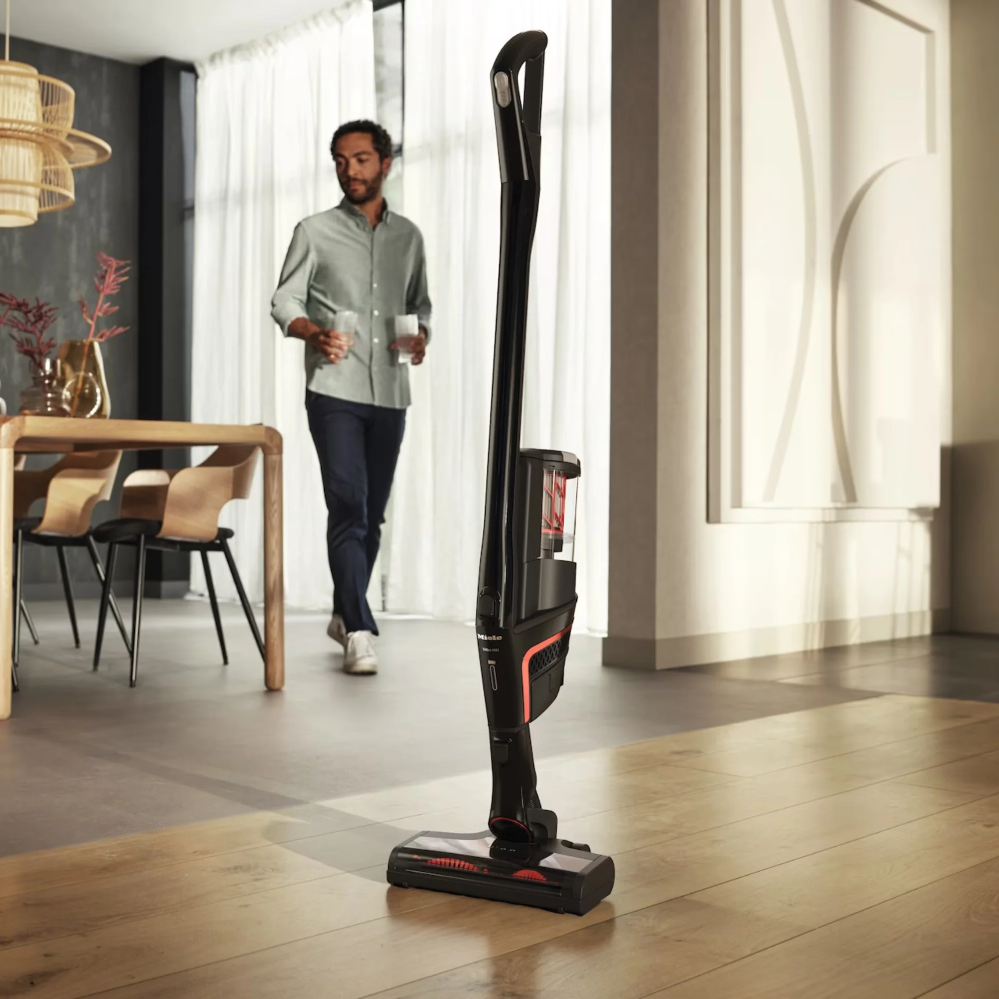 Miele Akku-Staubsauger Triflex HX1 mit 3in1-Design & automatischer Bodenbelags-Erkennung, Obsidianschwarz - Image 5