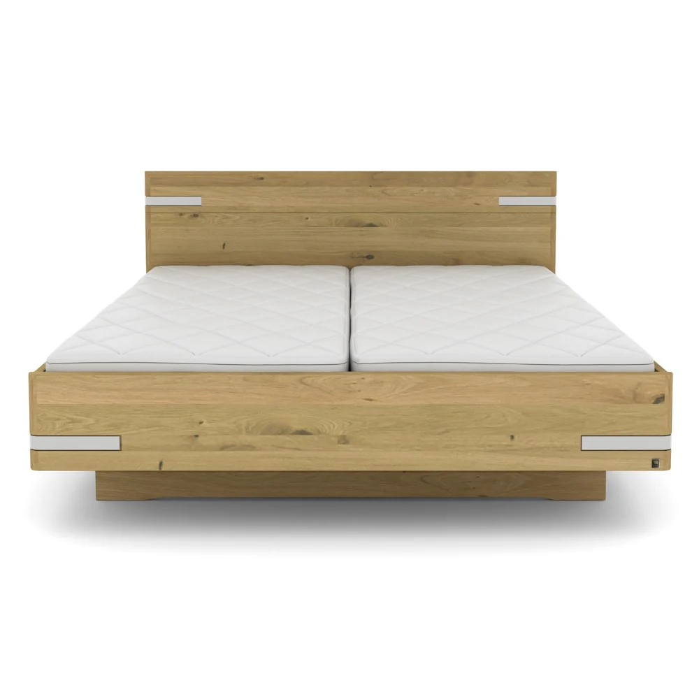 Musterring Bett Savona 2.0 mit Kopfteil, Massivholz Eiche Bianco - Image 8