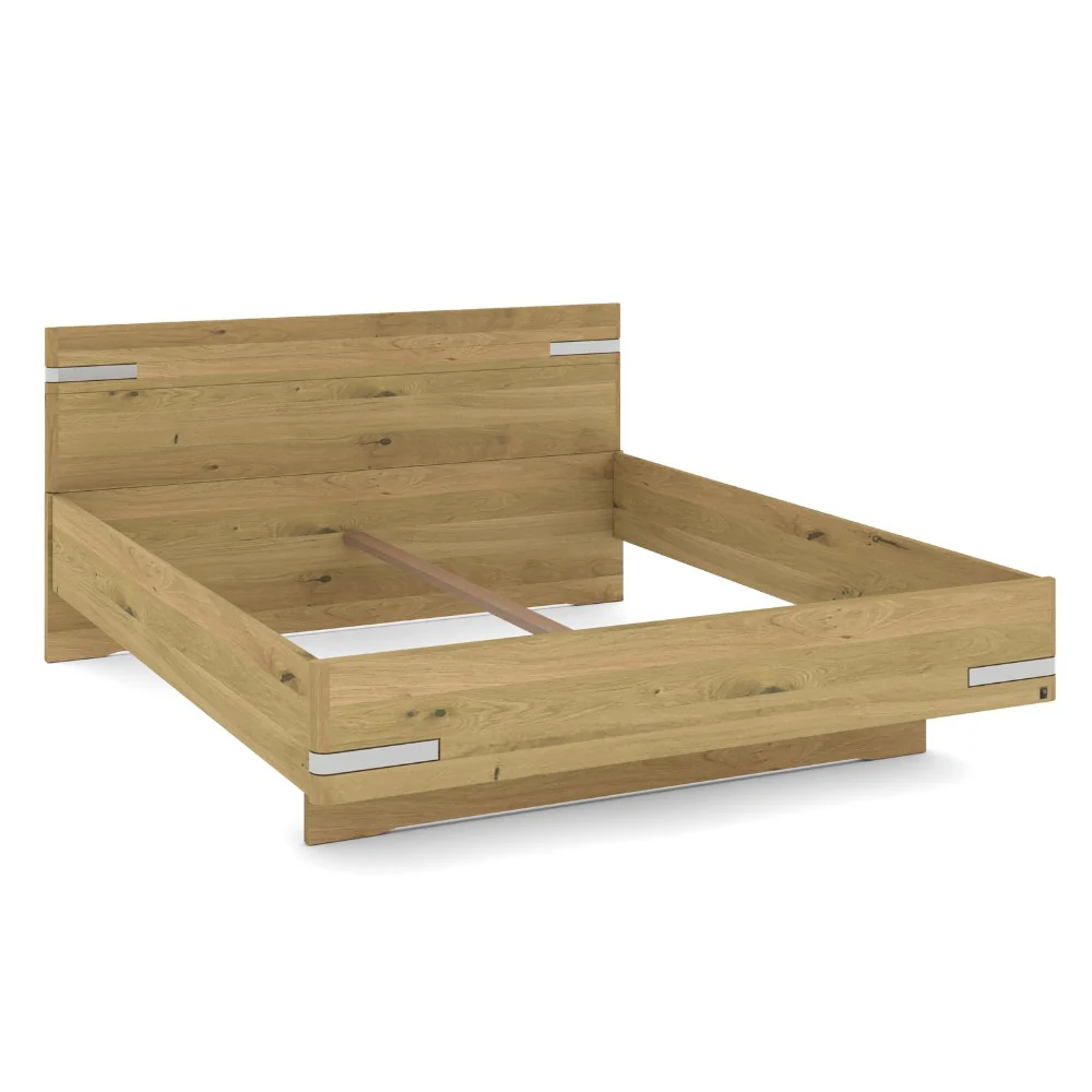 Musterring Bett Savona 2.0 mit Kopfteil, Massivholz Eiche Bianco - Image 9
