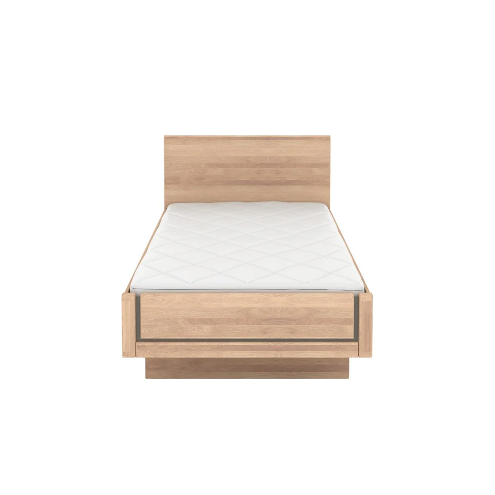 Musterring Bett Sorrent, schwebendes Einzelbett-Gestell aus Massivholz, Eiche - Image 3