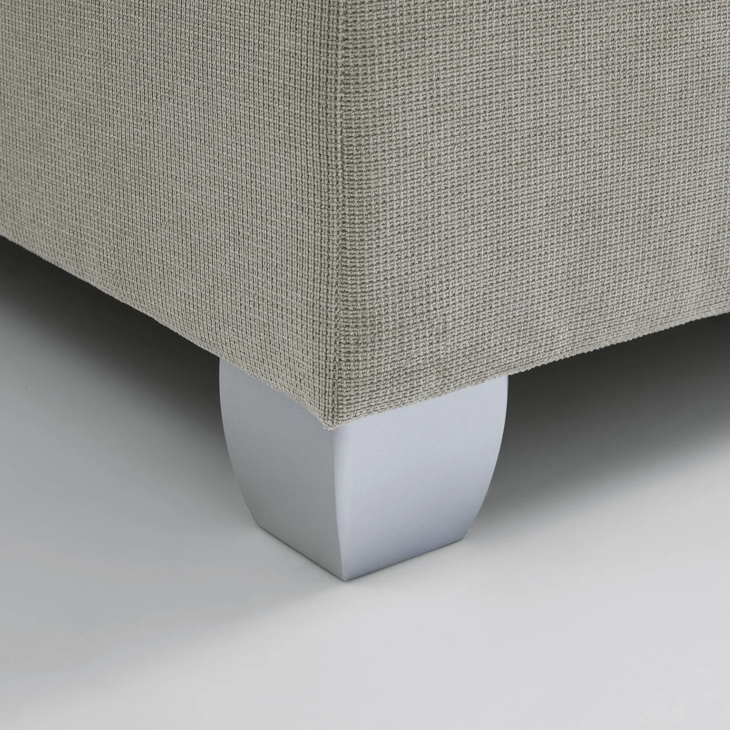 Musterring Boxspringbett Felina Basic 180 x 200 cm, mit Stoffbezug Drell, D041 Beige-Grau - Image 3