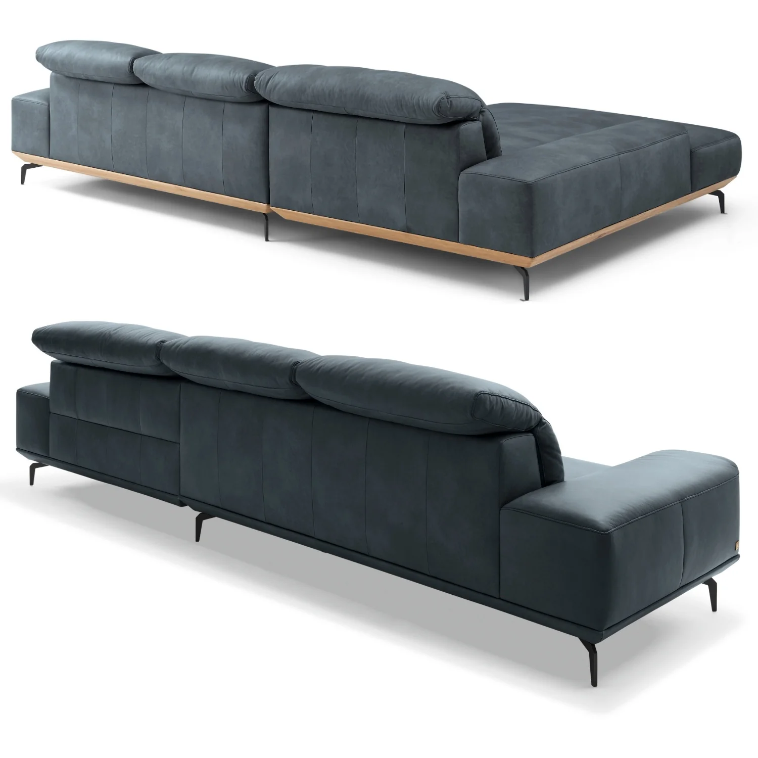 Musterring Ecksofa MR 2490 mit Lederbezug & Sockel + Metallfüßen - Image 11