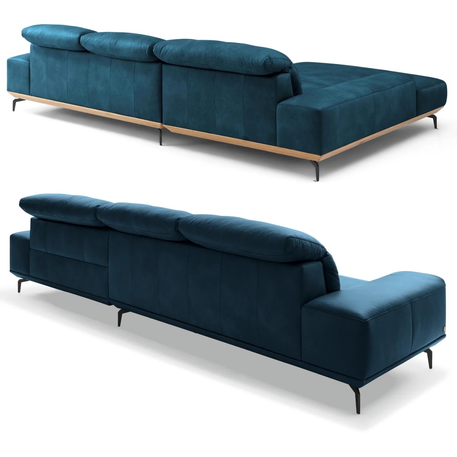 Musterring Ecksofa MR 2490 mit Lederbezug & Sockel + Metallfüßen - Image 15
