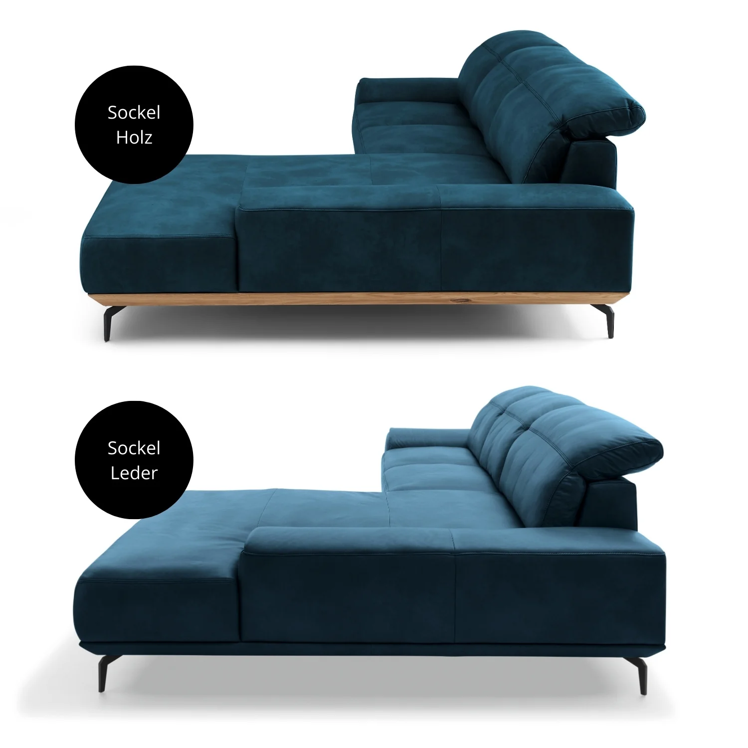 Musterring Ecksofa MR 2490 mit Lederbezug & Sockel + Metallfüßen - Image 16