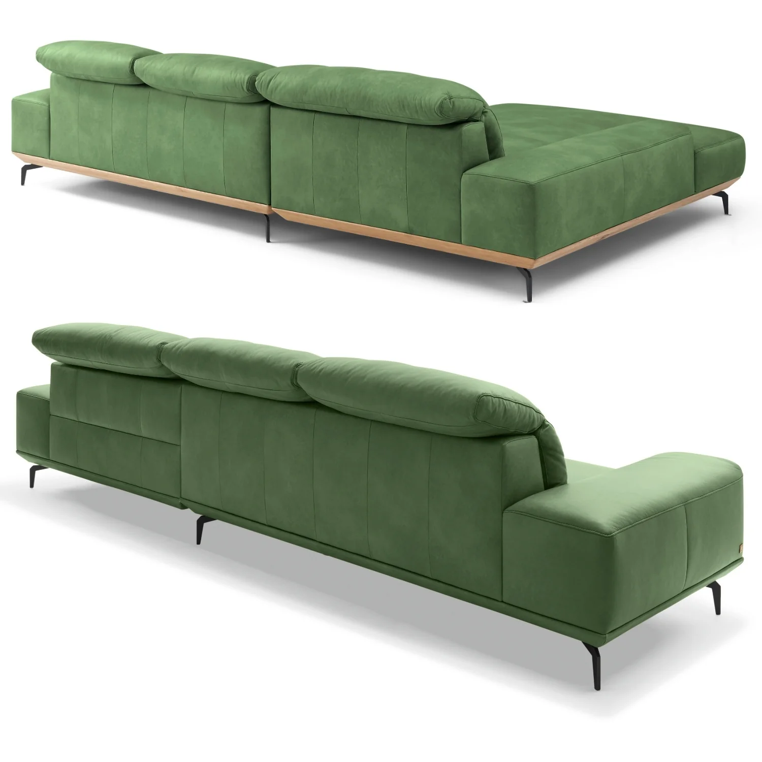 Musterring Ecksofa MR 2490 mit Lederbezug & Sockel + Metallfüßen - Image 23