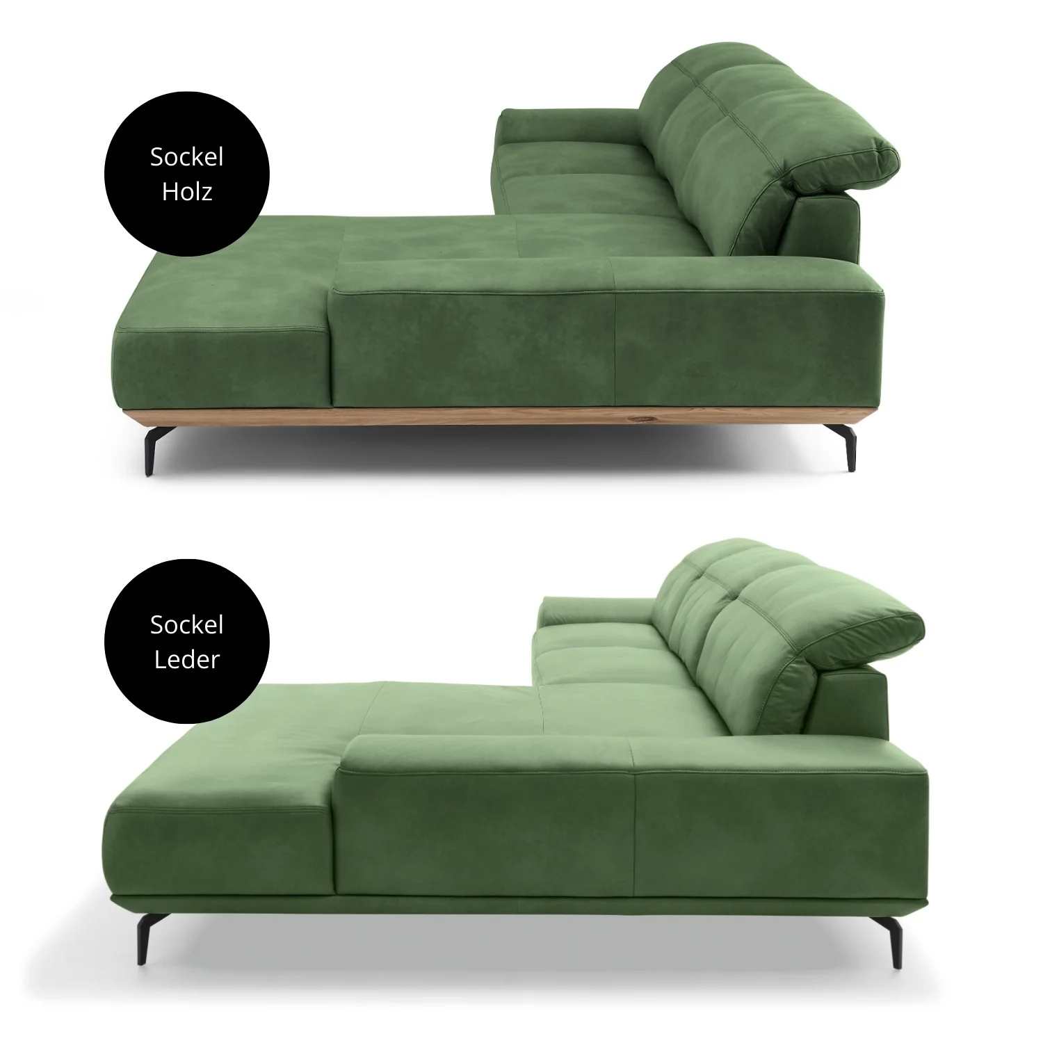 Musterring Ecksofa MR 2490 mit Lederbezug & Sockel + Metallfüßen - Image 24