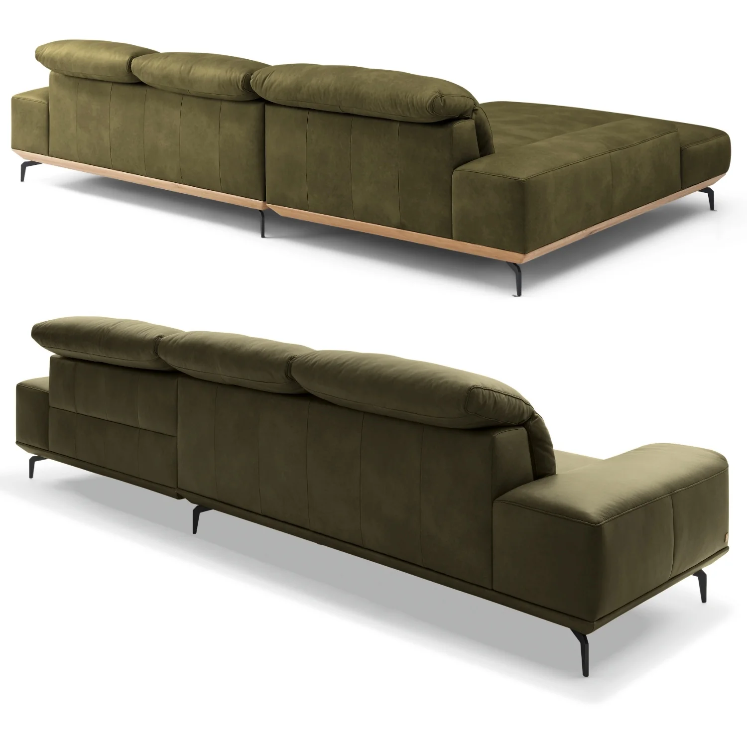 Musterring Ecksofa MR 2490 mit Lederbezug & Sockel + Metallfüßen - Image 29