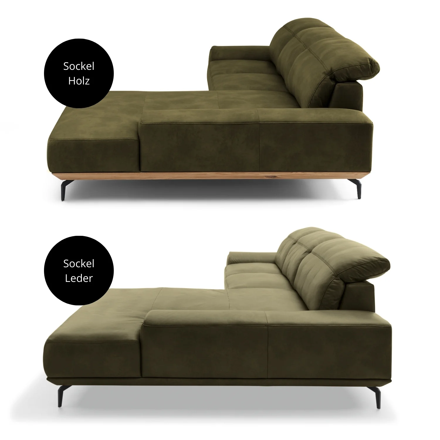 Musterring Ecksofa MR 2490 mit Lederbezug & Sockel + Metallfüßen - Image 30