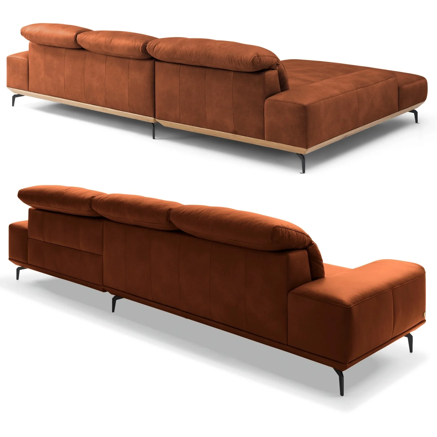 Musterring Ecksofa MR 2490 mit Lederbezug & Sockel + Metallfüßen - Image 35