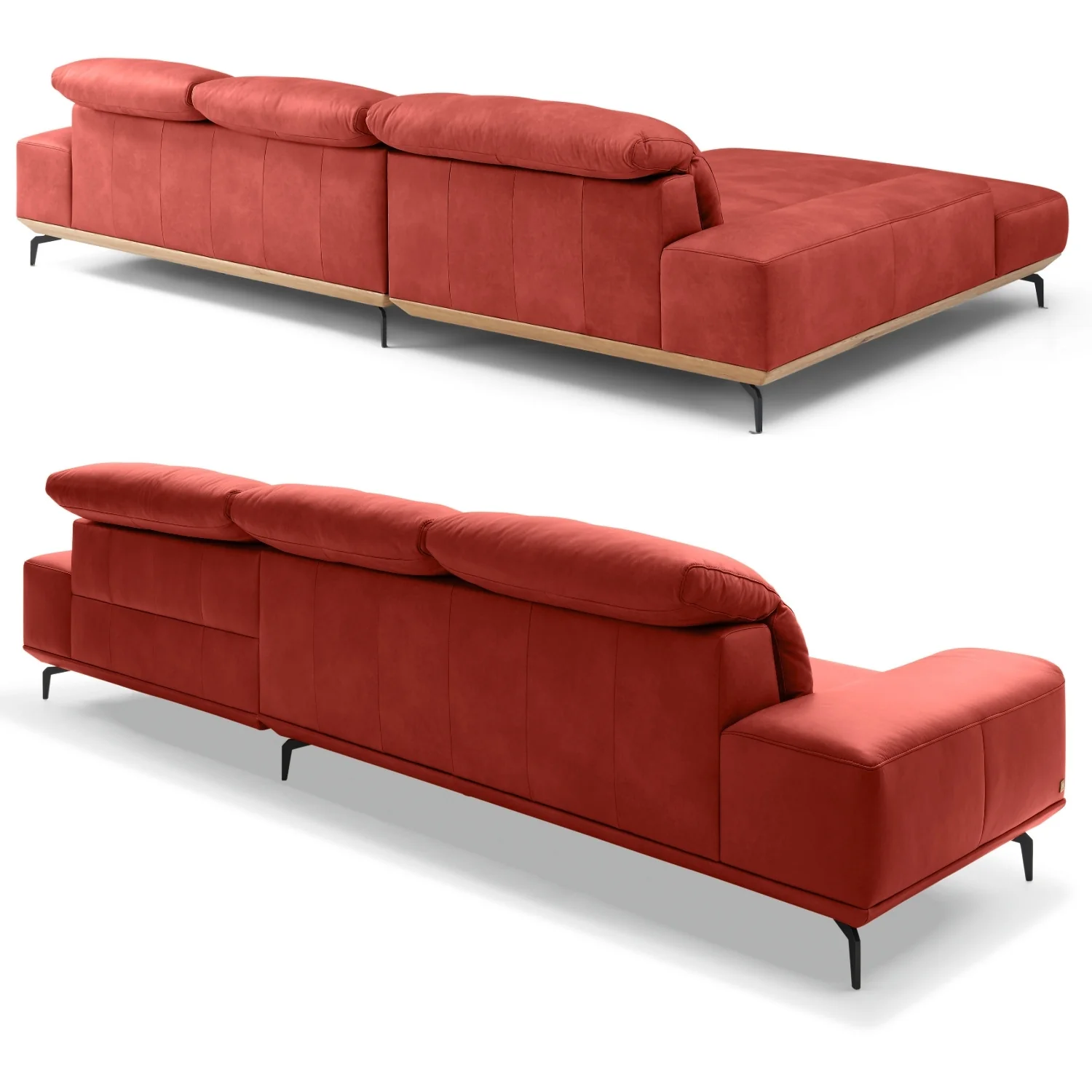 Musterring Ecksofa MR 2490 mit Lederbezug & Sockel + Metallfüßen - Image 59