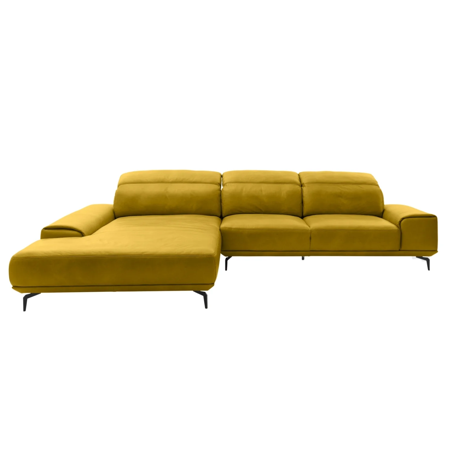 Musterring Ecksofa MR 2490 mit Lederbezug & Sockel + Metallfüßen - Image 61