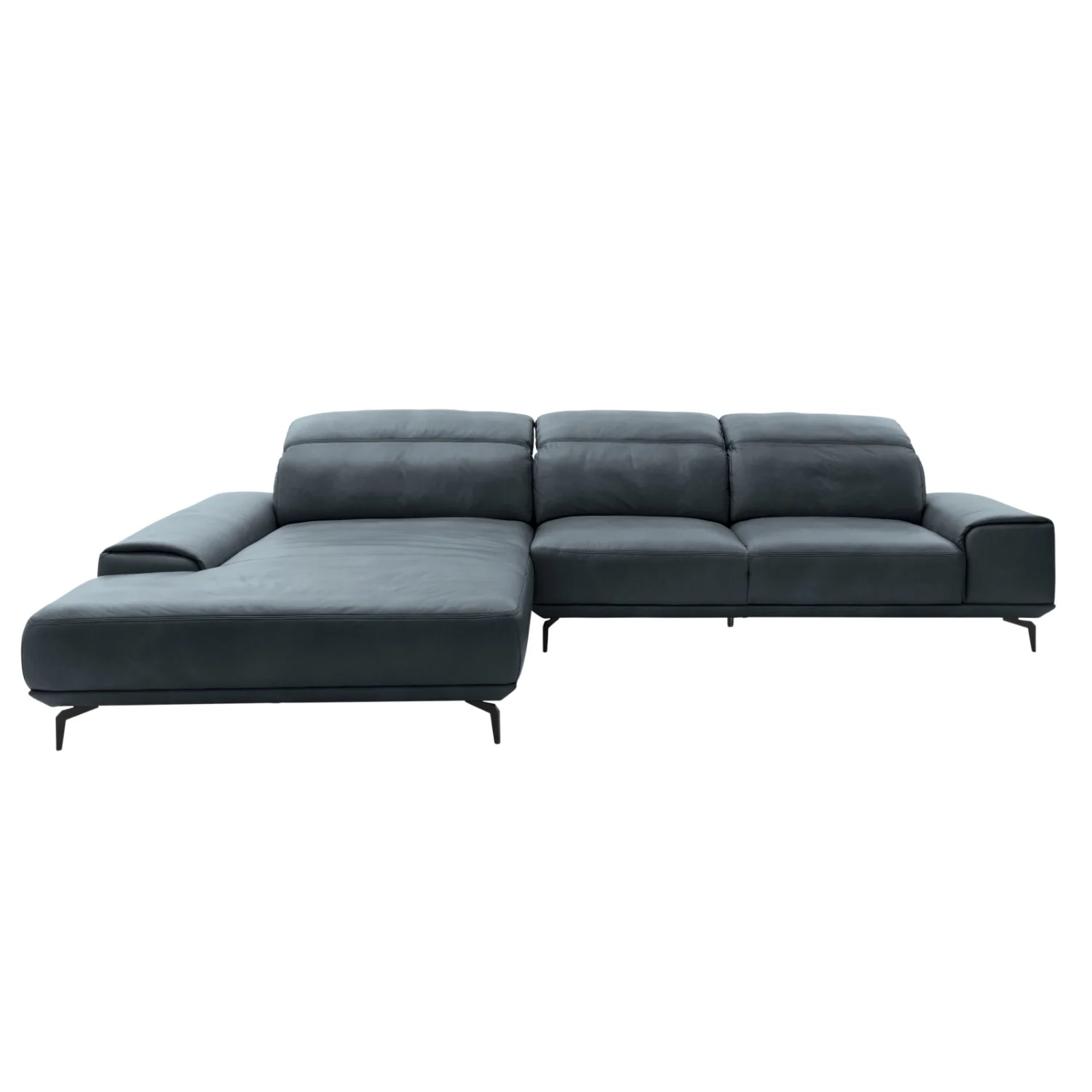Musterring Ecksofa MR 2490 mit Lederbezug & Sockel + Metallfüßen - Image 7
