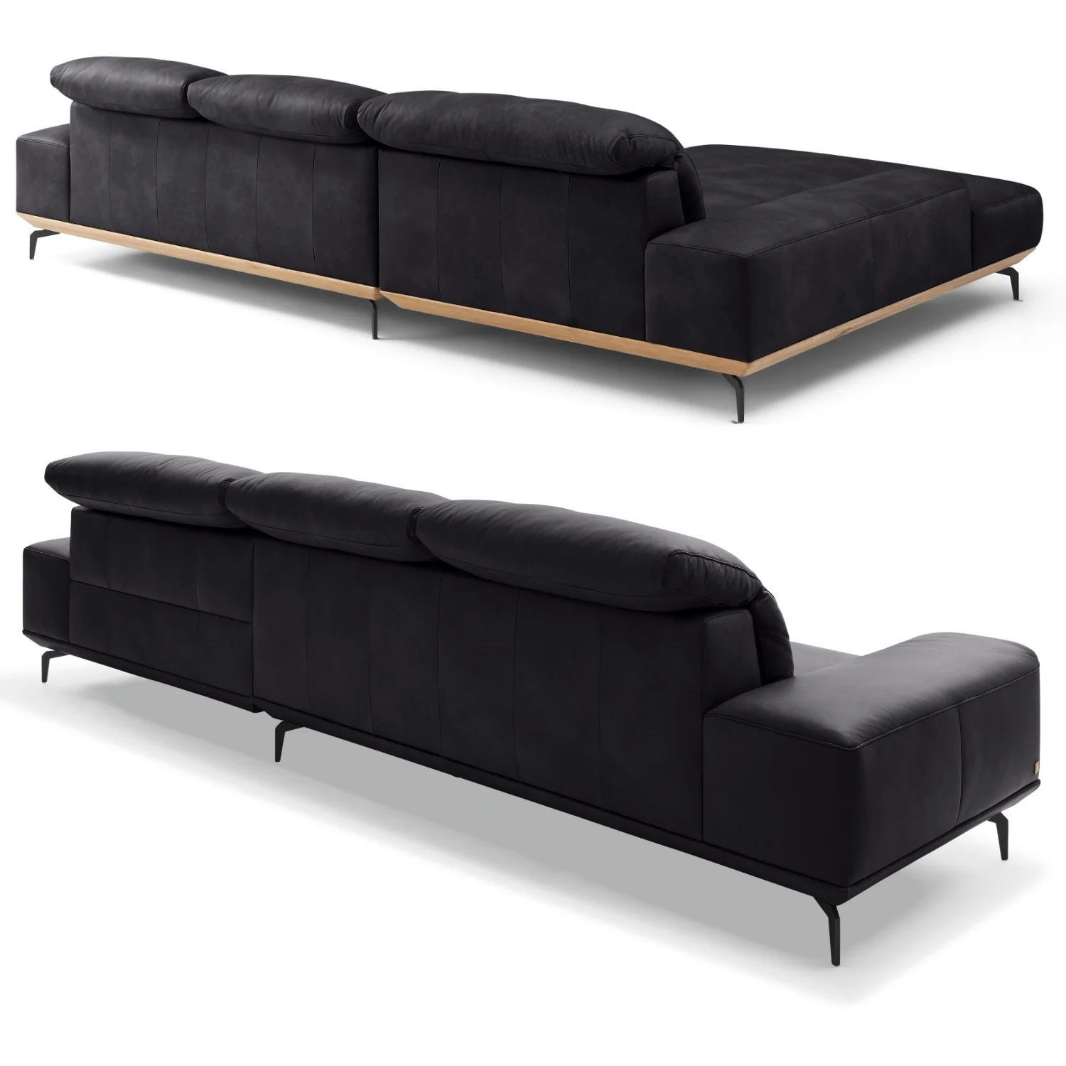 Musterring Ecksofa MR 2490 mit Lederbezug & Sockel + Metallfüßen - Image 88