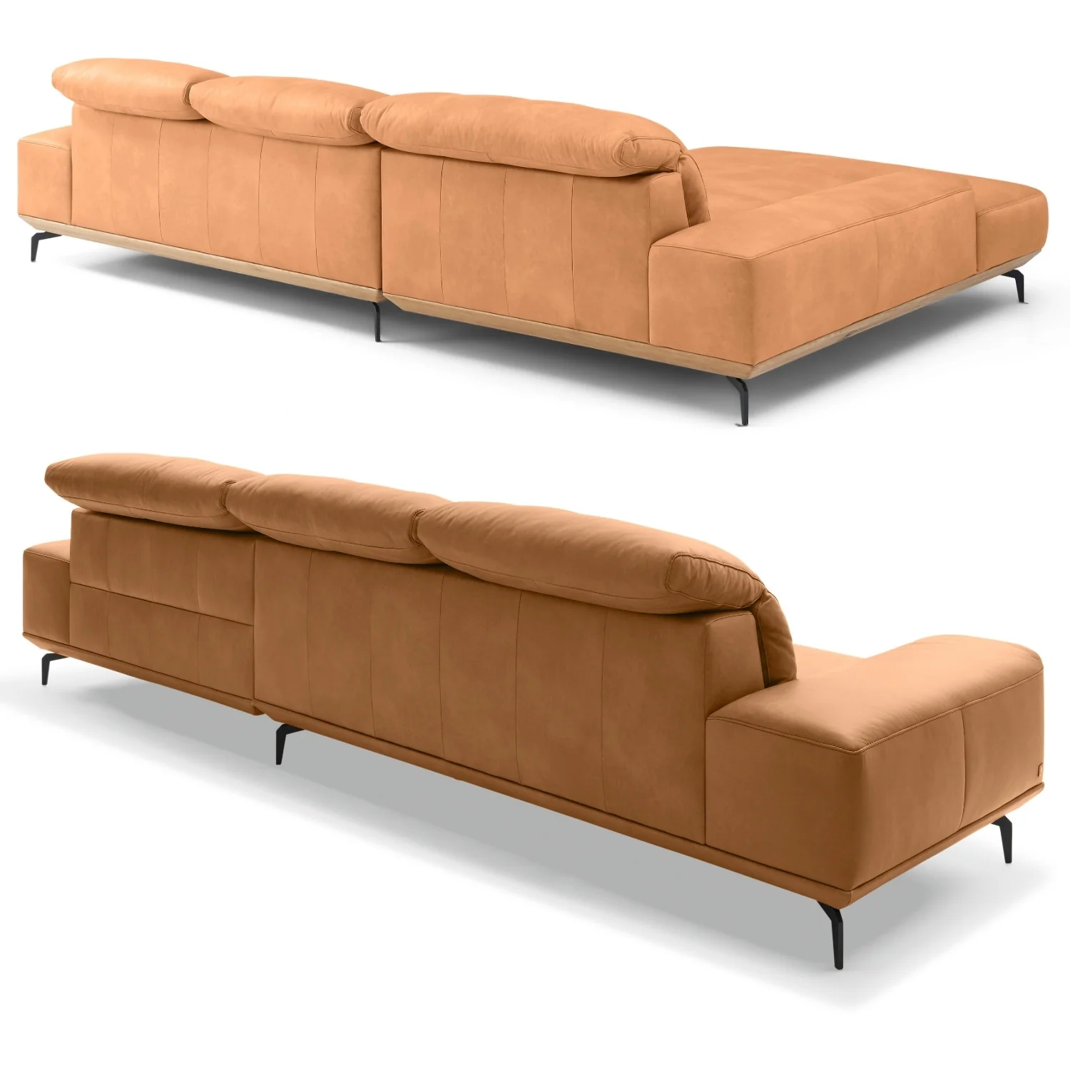 Musterring Ecksofa MR 2490 mit Lederbezug & Sockel + Metallfüßen - Image 95