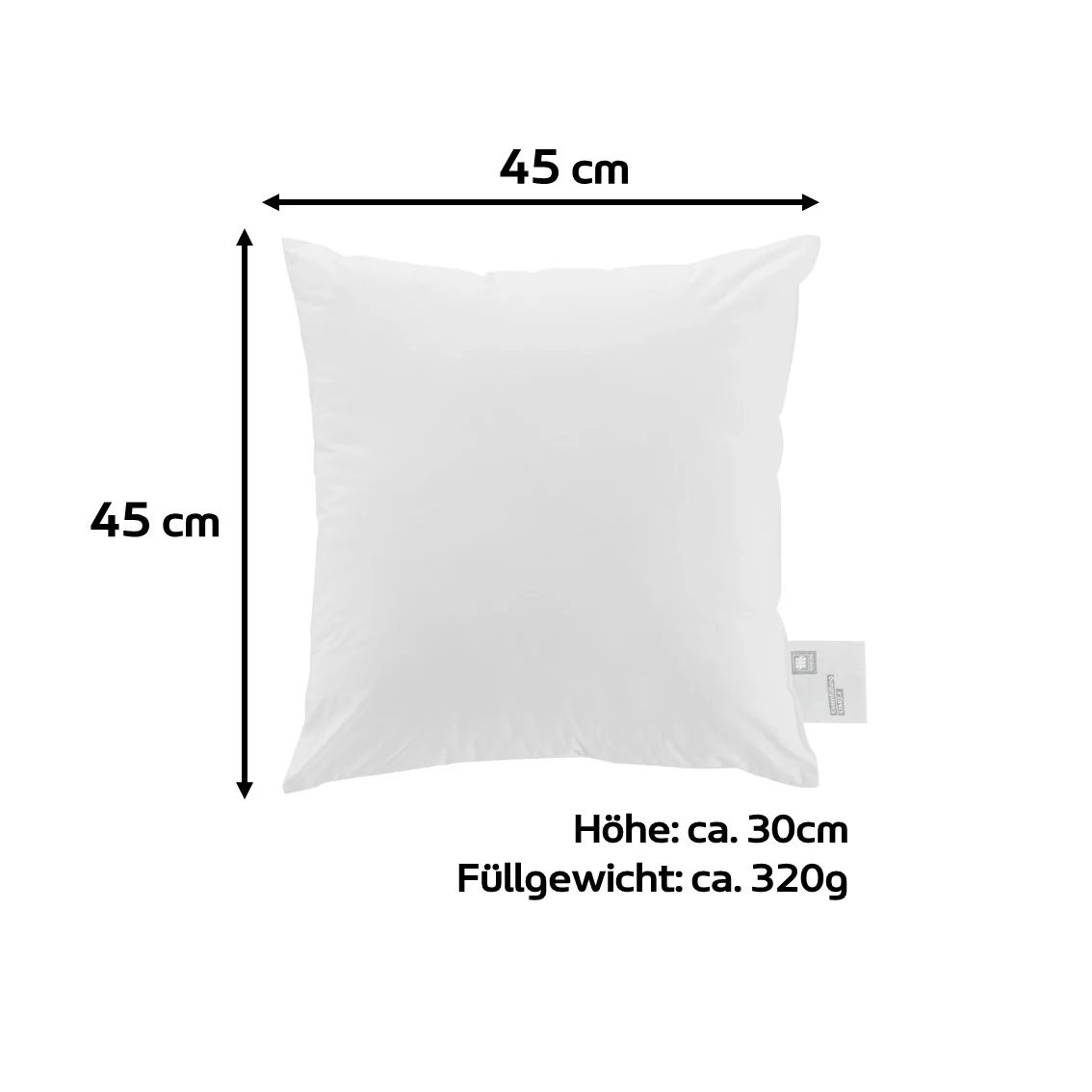 Musterring Faserkissen 'STARZ' klimaregulierendes Kopfkissen mit 100% Polyester-Faserfüllung & reinem Baumwollbezug, allergikergeeignet & waschbar, Made in Germany - Image 4