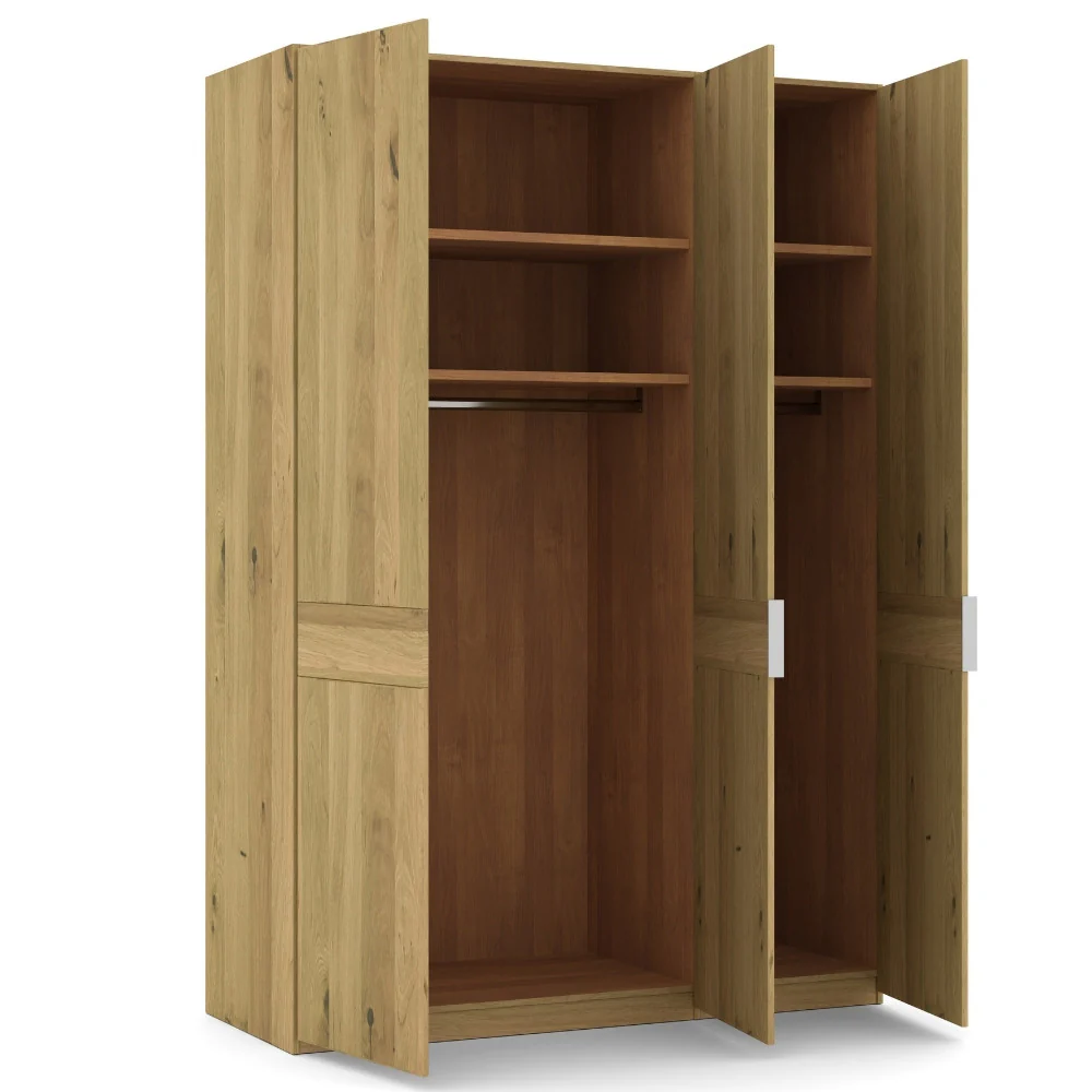 Musterring Kleiderschrank Savona 2.0, Drehtürenschrank 3-türig Eiche, mit Glas oder Spiegeltür - Image 6
