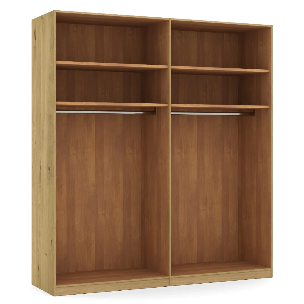 Musterring Kleiderschrank Savona 2.0, Drehtürenschrank 4-türig Eiche, mit Glas oder Spiegeltür - Image 9