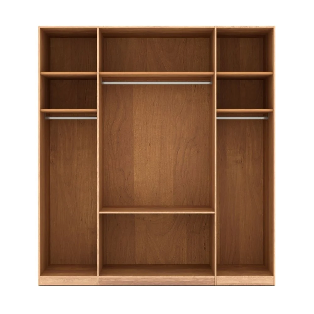 Musterring Kleiderschrank Sorrent 4-türig mit Spiegel + 3 Schubkästen, Eiche massiv - Image 6
