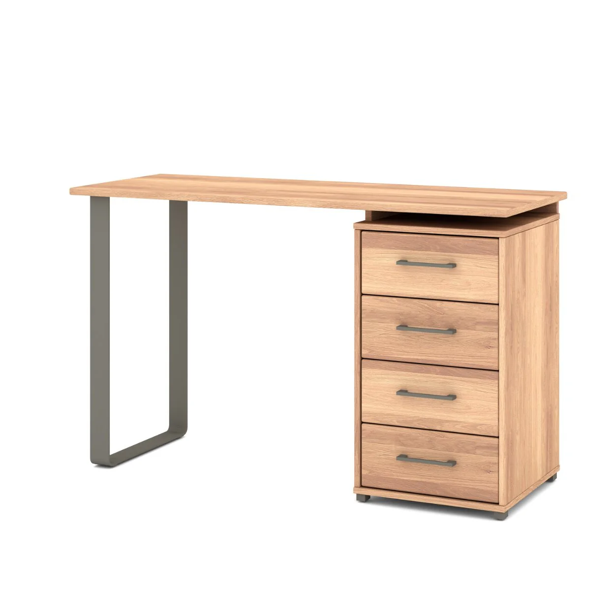 Musterring Schreibtisch Sorrent, Frisiertisch inkl. 4 Schubkästen, Eiche - Image 3