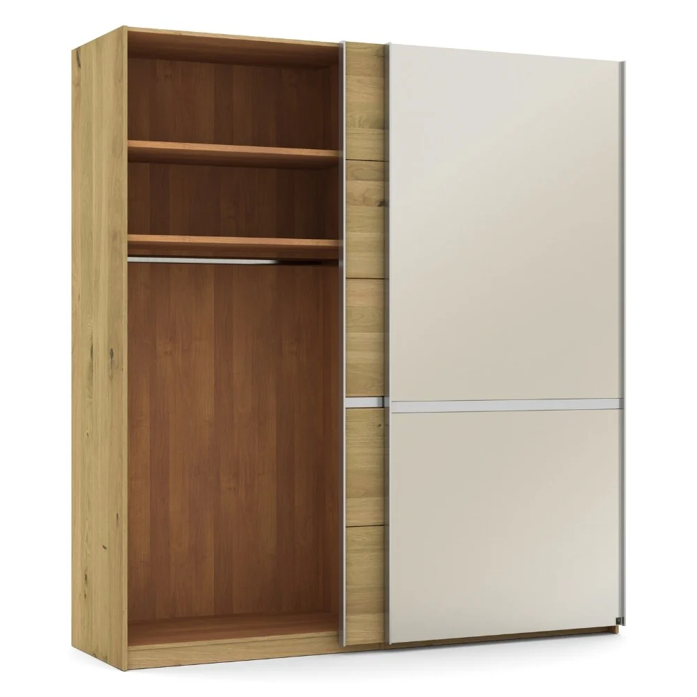 Musterring Schwebetürschrank Savona 2.0, Schiebetürschrank 2-türig aus Eiche - Image 6